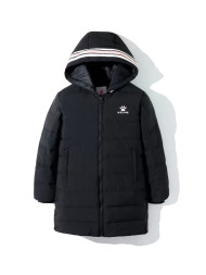 Детский пуховик KELME Girl's Mid-Length Down Jacket Black