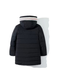 Детский пуховик KELME Girl's Mid-Length Down Jacket Black