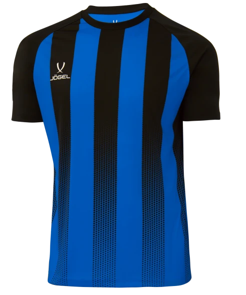 Футболка игровая JOGEL CAMP Striped Jersey, синий/черный, детский