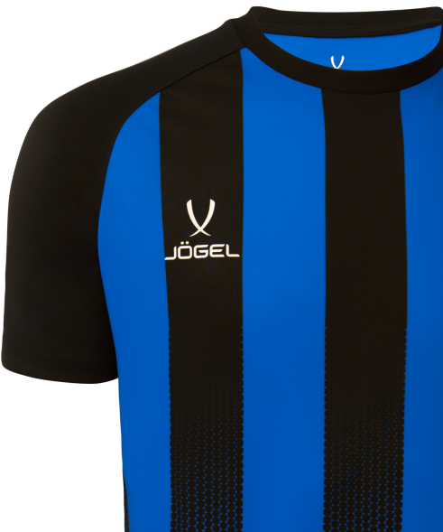 Футболка игровая JOGEL CAMP Striped Jersey, синий/черный, детский