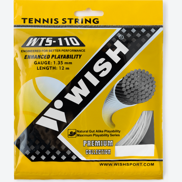 Струна для теннисной ракетки WISH String WS-110, серый