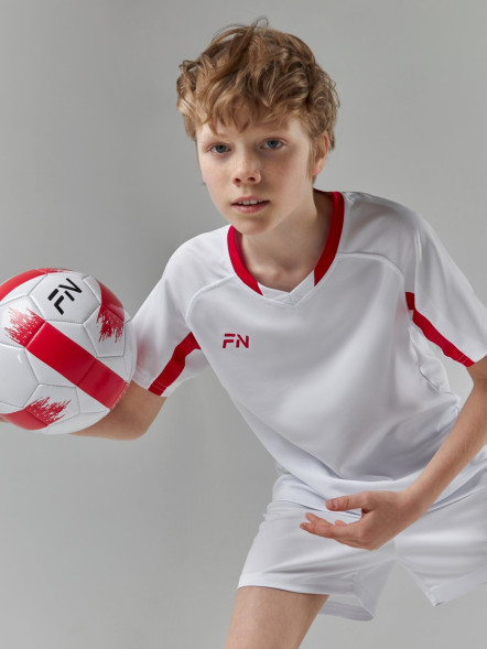 Детская футбольная форма FN Fame Kid (White/Red)
