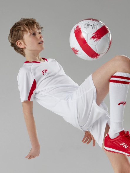 Детская футбольная форма FN Fame Kid (White/Red)