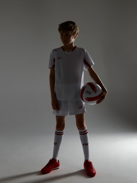 Детская футбольная форма FN Fame Kid (White/Red)