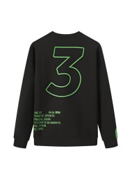 Свитшот KELME Men's Round Neck Sweater Black