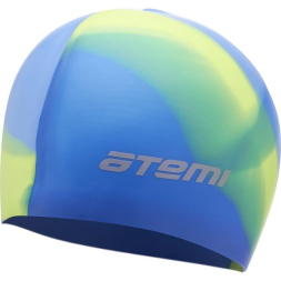 Шапочка для плавания Atemi дет, мультиколор, силикон., MC407