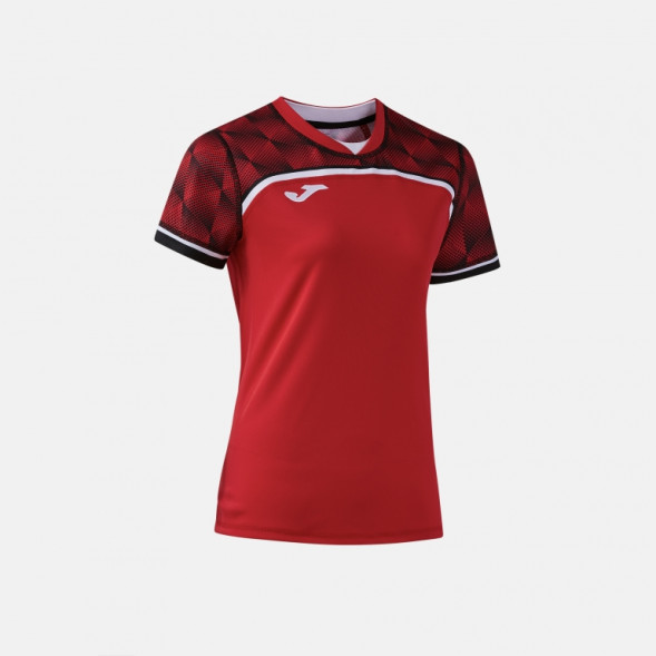 ФУТБОЛКА С КОРОТКИМ РУКАВОМ IRON HANDBALL PRO КРАСНЫЙ ЧЁРНЫЙ