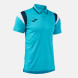 ПОЛО С КОРОТКИМ РУКАВОМ TERRA БИРЮЗОВЫЙ ФЛУОРЕСЦЕНТНЫЙ ТЕМНО-СИНИЙ