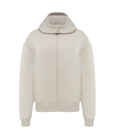 Худи на молнии JOGEL Power Inside Zip Hoodie W Oversize Fit, бежевый