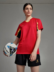 Футбольная форма KELME Short-Sleeved Football Suit (Red/Black)